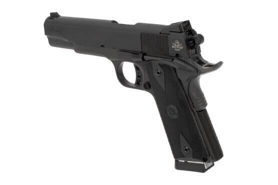 Rock Island Armory M1911-A1 9mm pistol features a 10 round magazine